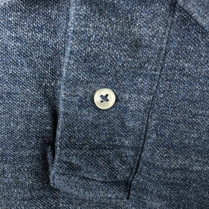Ralph Lauren POLO RALPH LAUREN CUSTOM FIT short sleeve polo shirt men's M equivalent cotton navy blue type Vintage Second Hand
