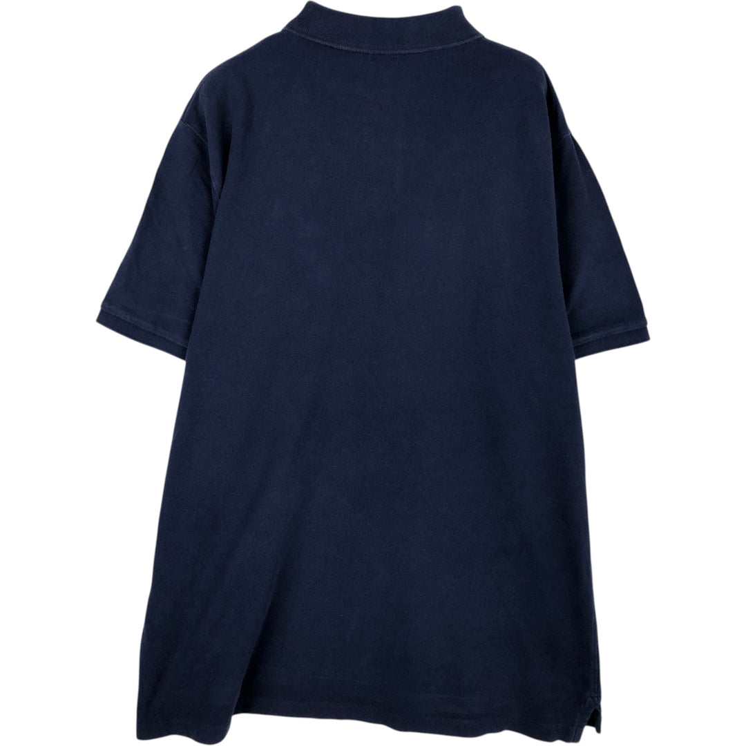 Ralph Lauren POLO RALPH LAUREN CLASSIC FIT short sleeve polo shirt men's XL equivalent unclear navy blue type Vintage Second Hand