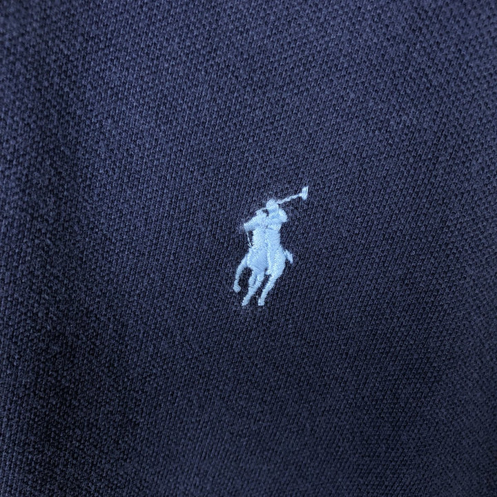 Ralph Lauren POLO RALPH LAUREN CLASSIC FIT short sleeve polo shirt men's XL equivalent unclear navy blue type Vintage Second Hand
