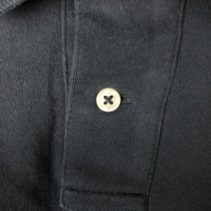 Ralph Lauren POLO RALPH LAUREN CUSTOM FIT short sleeve polo shirt men's XL equivalent cotton black type Vintage Second Hand