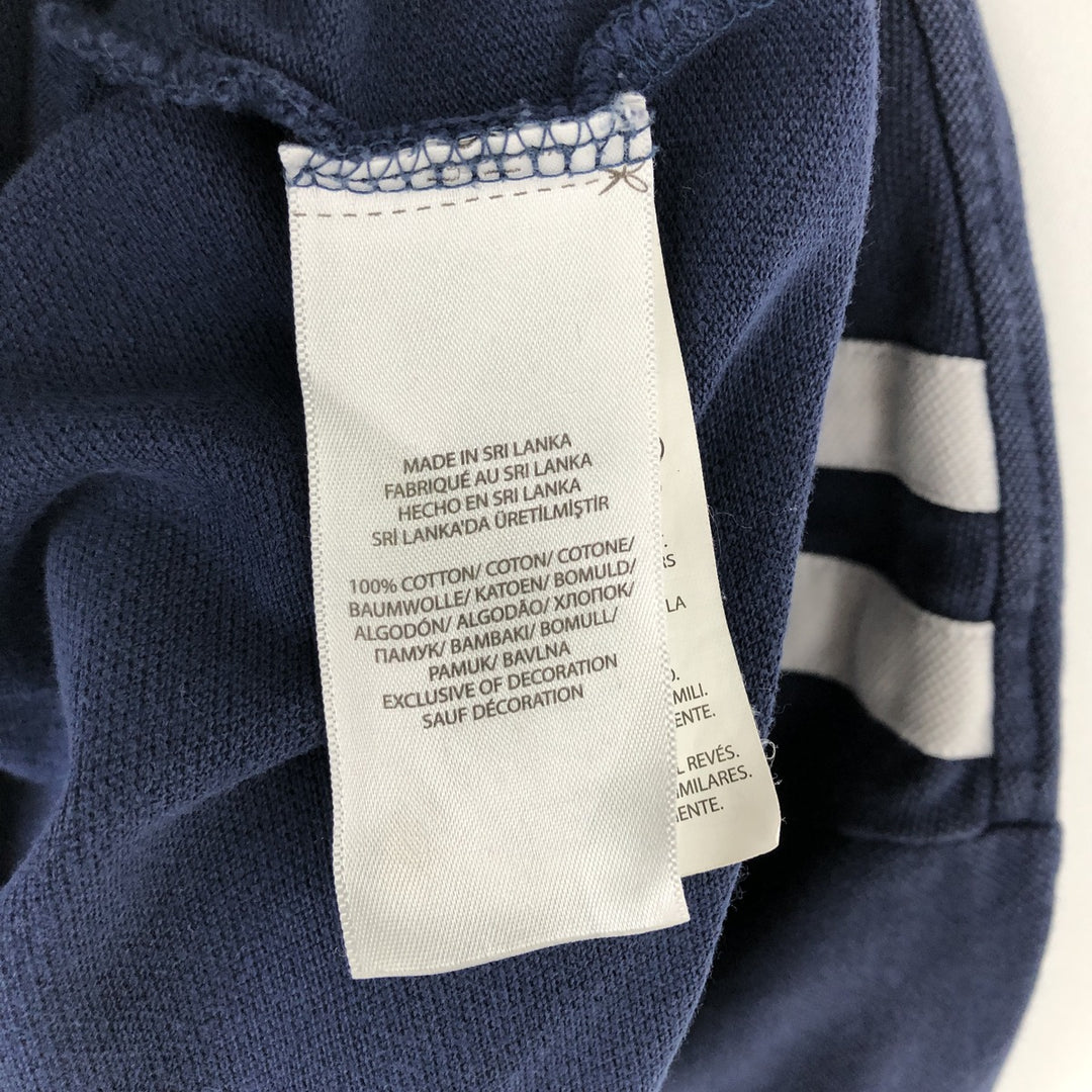 Ralph Lauren POLO RALPH LAUREN CUSTOM FIT short sleeve polo shirt men's XL equivalent cotton navy blue type Vintage Second Hand