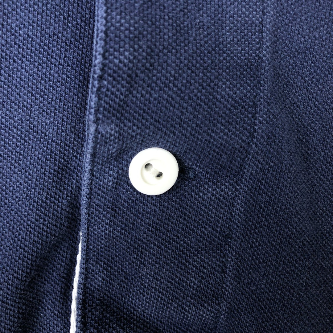 Ralph Lauren POLO RALPH LAUREN CUSTOM FIT short sleeve polo shirt men's XL equivalent cotton navy blue type Vintage Second Hand