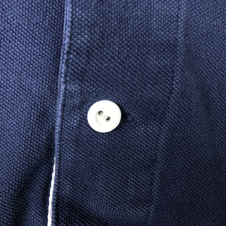 Ralph Lauren POLO RALPH LAUREN CUSTOM FIT short sleeve polo shirt men's XL equivalent cotton navy blue type Vintage Second Hand