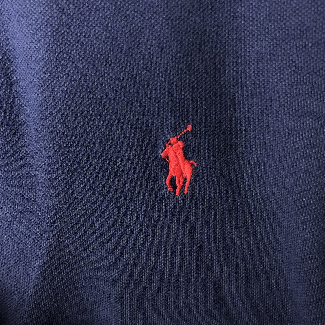 Ralph Lauren POLO RALPH LAUREN CLASSIC FIT short sleeve polo shirt, men's size M cotton purple type Vintage Second Hand