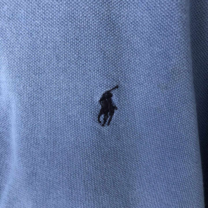 Ralph Lauren POLO by Ralph Lauren short sleeve polo shirt, men's size L cotton Blue type light blue Vintage Second Hand