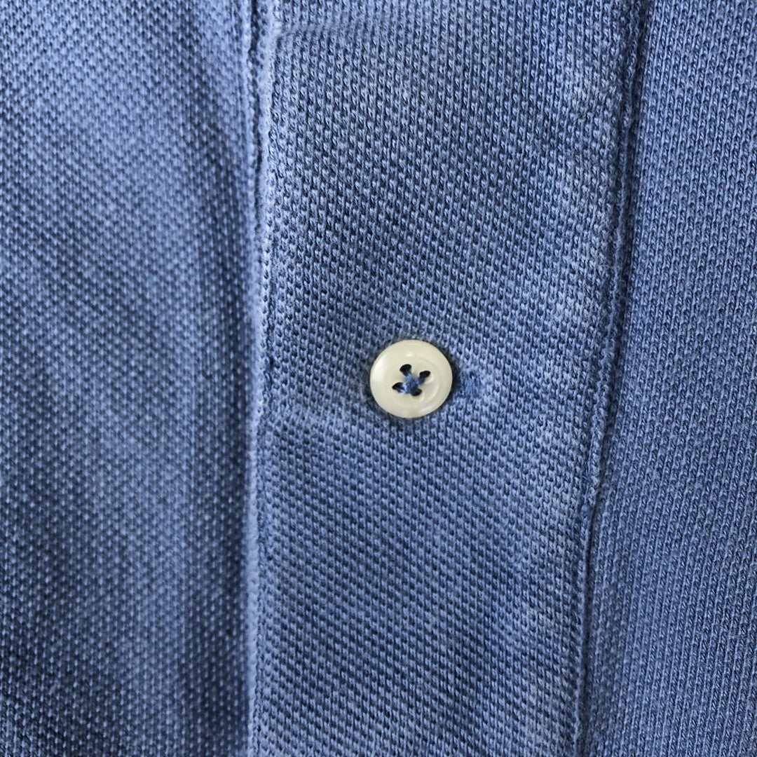 Ralph Lauren POLO by Ralph Lauren short sleeve polo shirt, men's size L cotton Blue type light blue Vintage Second Hand