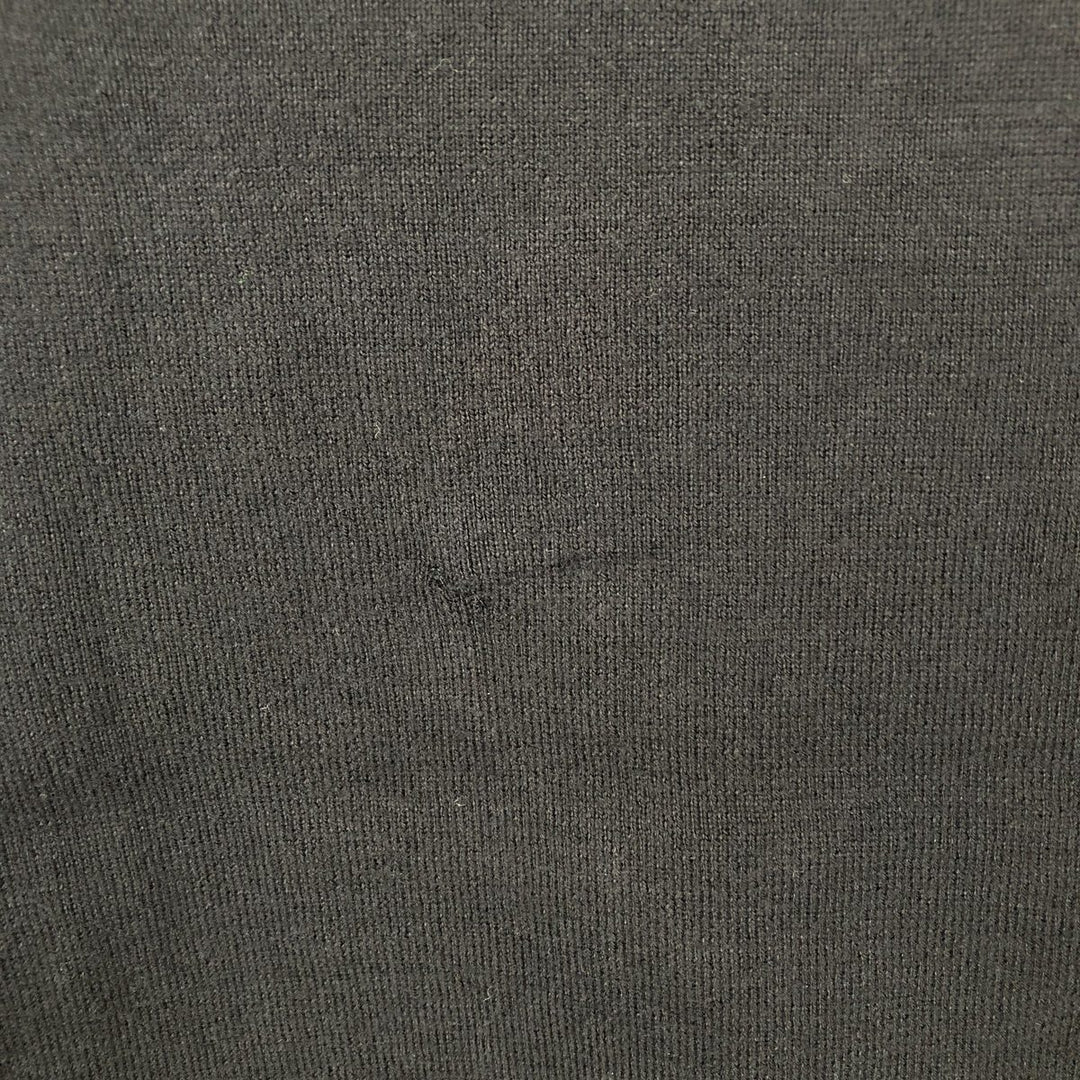 Ralph Lauren POLO by Ralph Lauren V-neck Pima cotton knit sweater, men's size L Pima Cotton black type Vintage Second Hand