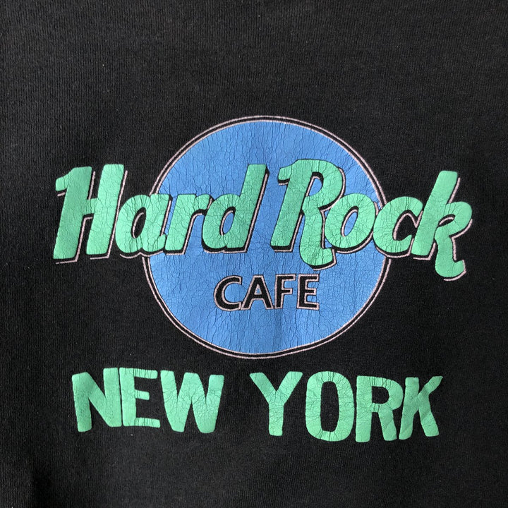 80s-90'S Jerseys Hard Rock Cafe Advertising Sweatshirt, Made in USA, Men's Size XL cotton black type Vintage Second Hand