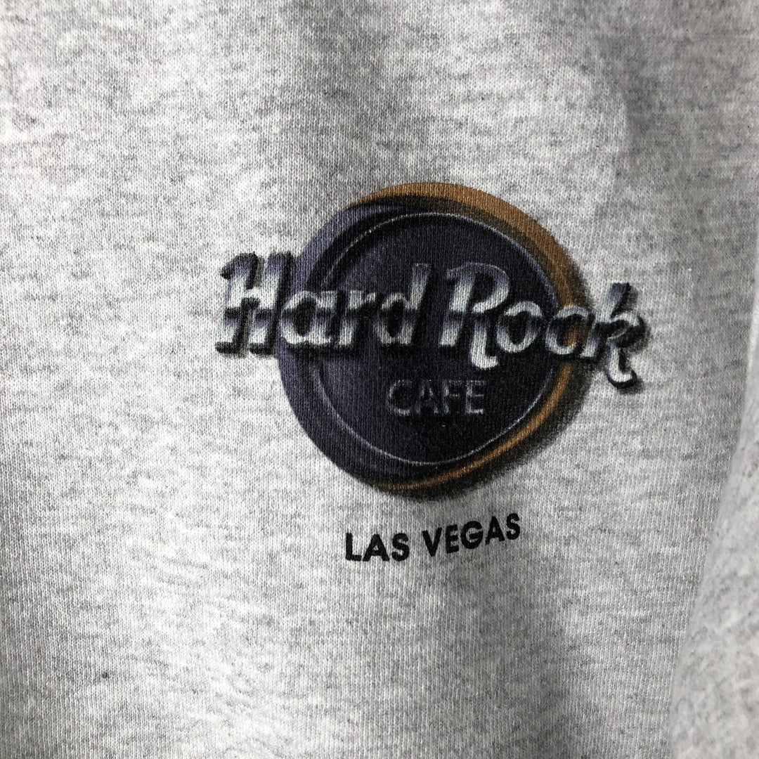 90'S HARD ROCK CAFE Advertising Sweatshirt, Men's M Size, Vintage cotton gray type Vintage Second Hand