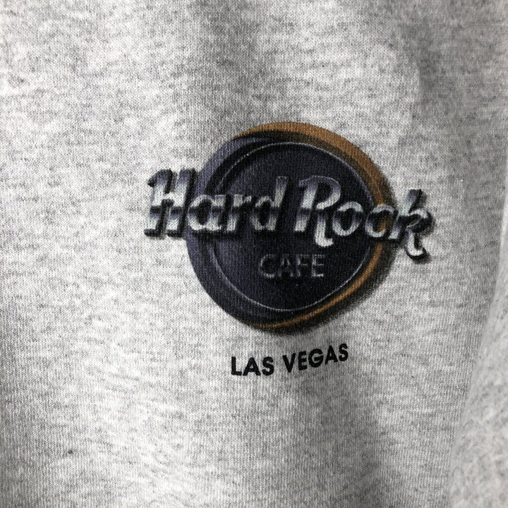 90'S HARD ROCK CAFE Advertising Sweatshirt, Men's M Size, Vintage cotton gray type Vintage Second Hand