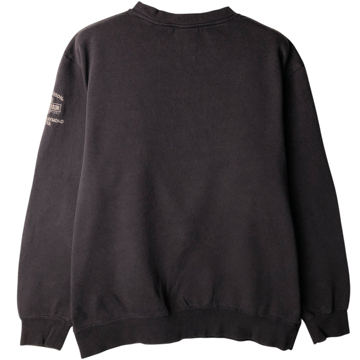 Harley-Davidson Advertising Sweatshirt, Men's Size Medium cotton brown type Vintage Second Hand