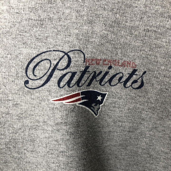 2000'S NFL New England Patriots Full-Zip Hoodie, Women's, Size XL cotton gray type Vintage Second Hand