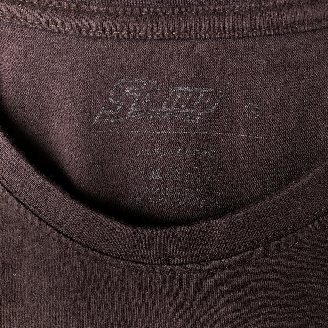 The Doors band t-shirt, men's size L (approx.) cotton brown type Vintage Second Hand