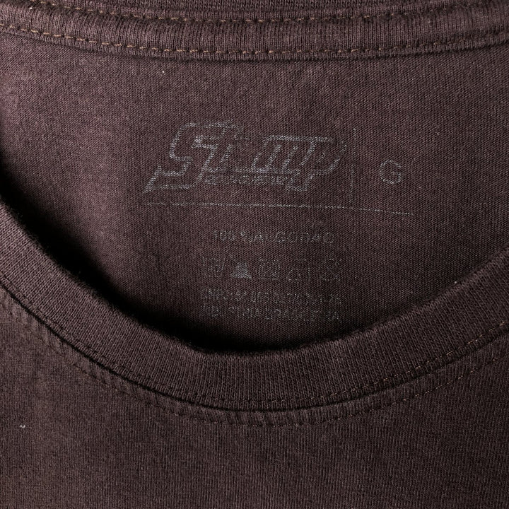 The Doors band t-shirt, men's size L (approx.) cotton brown type Vintage Second Hand