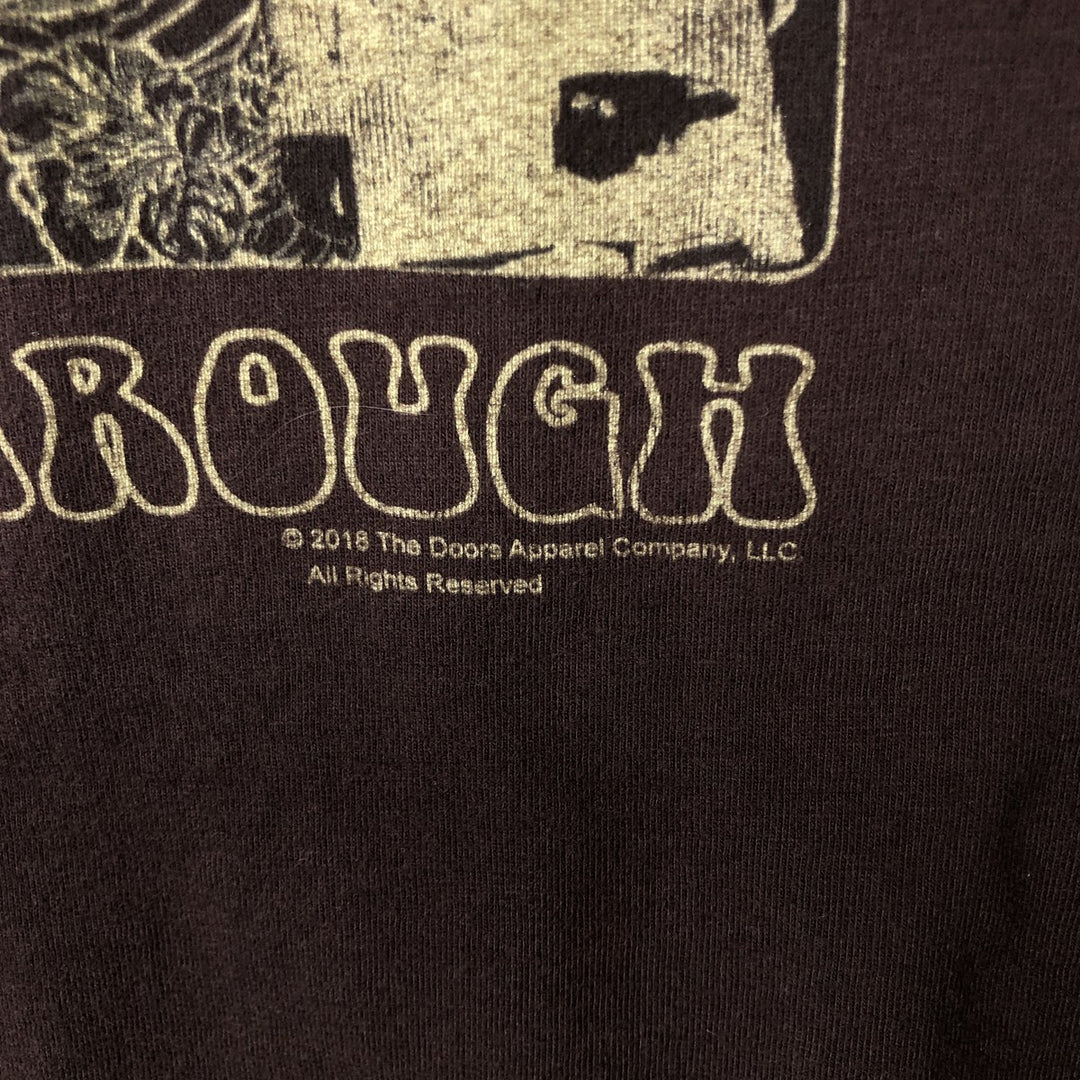 The Doors band t-shirt, men's size L (approx.) cotton brown type Vintage Second Hand