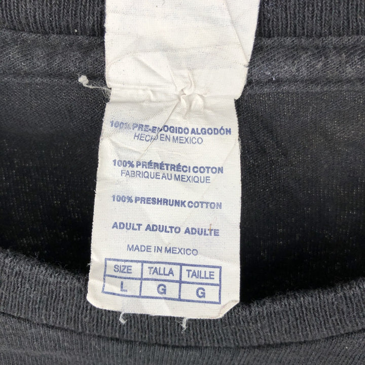 DELTA PINK FLOYD Pink Floyd band T-shirt, men's size L cotton black type Vintage Second Hand