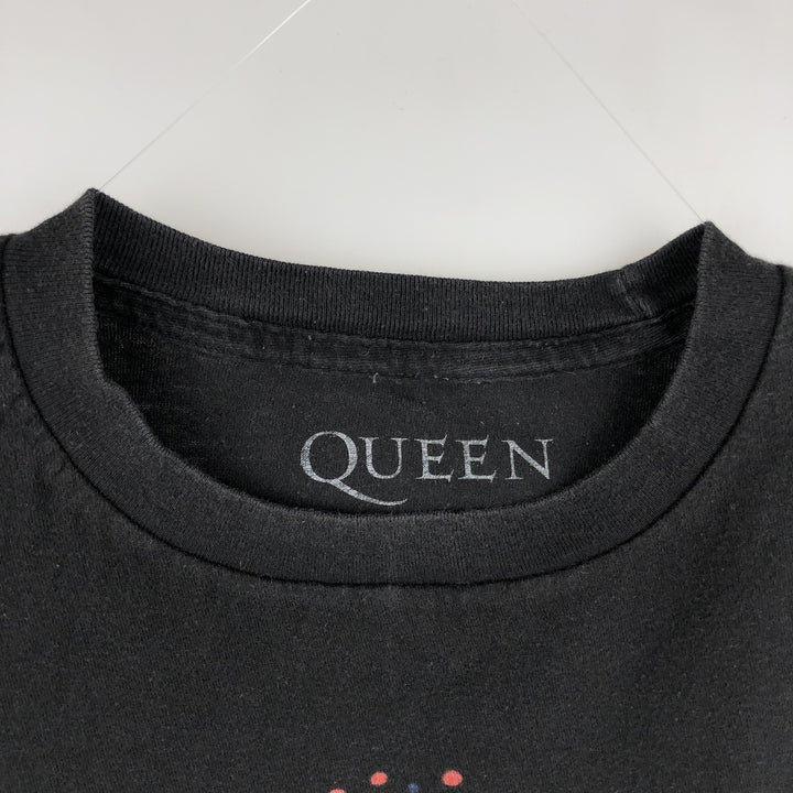 QUEEN Band T-shirt, Men's XL size cotton black type Vintage Second Hand