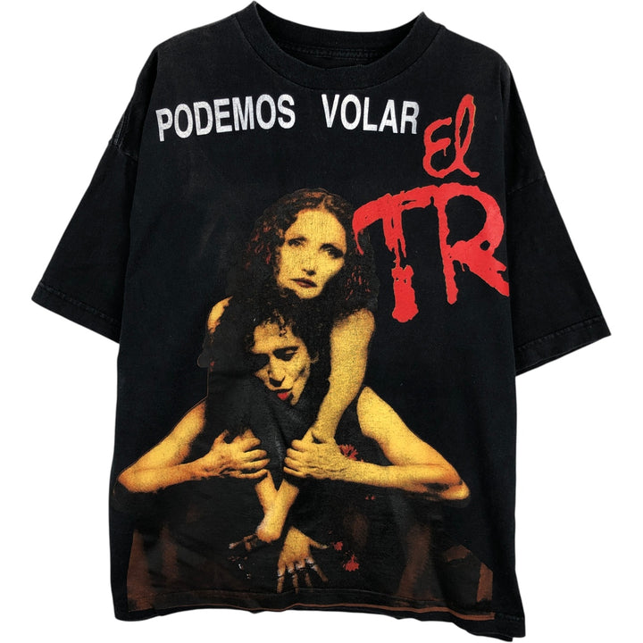 EI TRI Band T-Shirt, Men's XL unclear black type Vintage Second Hand