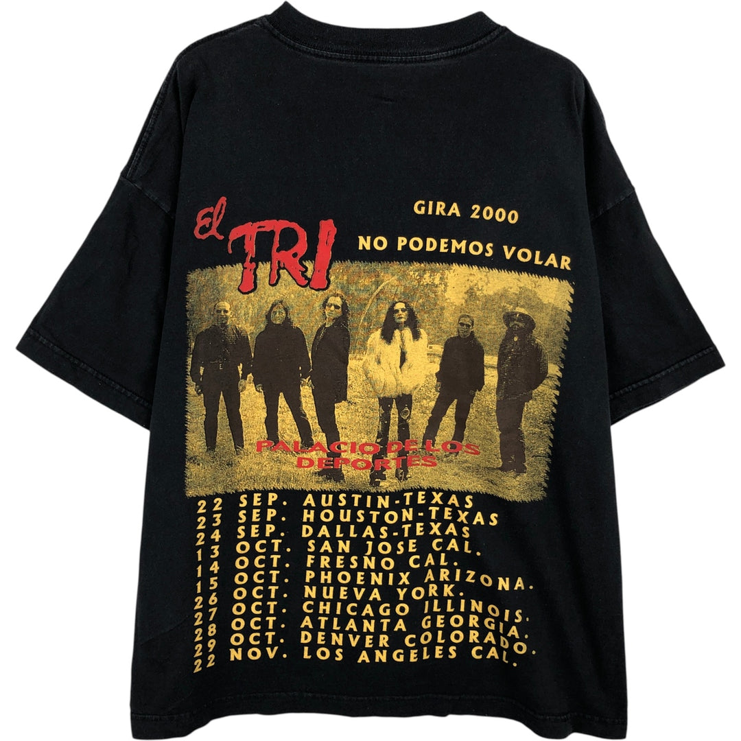 EI TRI Band T-Shirt, Men's XL unclear black type Vintage Second Hand