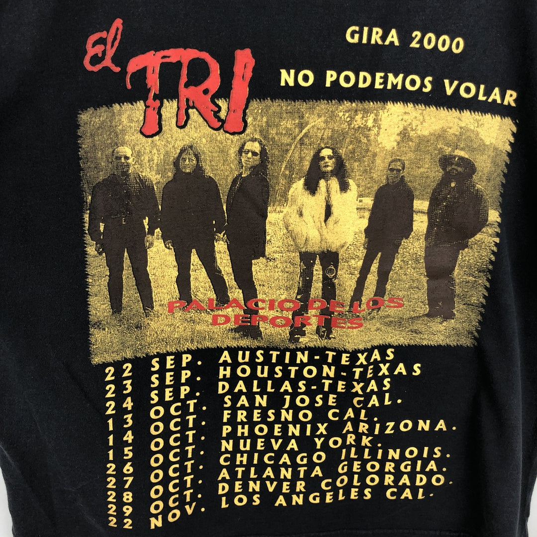 EI TRI Band T-Shirt, Men's XL unclear black type Vintage Second Hand