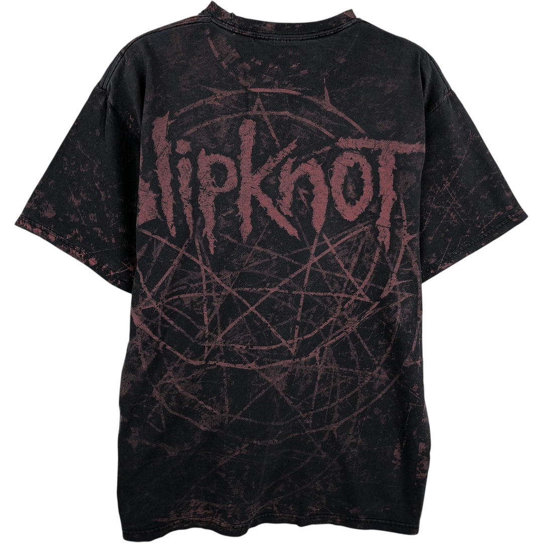 Slipknot All-Over Print Band T-Shirt, Men's Size XL unclear black type Vintage Second Hand