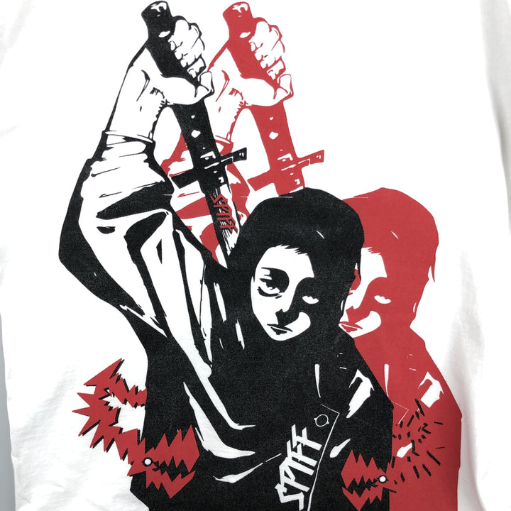 Jujutsu Kaisen Yuta Okkotsu Anime Character Print T-Shirt, Men's Size M cotton white type Vintage Second Hand