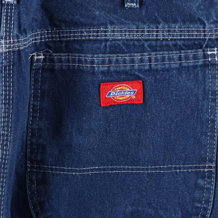 Dickies denim painter pants for men, equivalent to W33 unclear blue type Vintage Second Hand