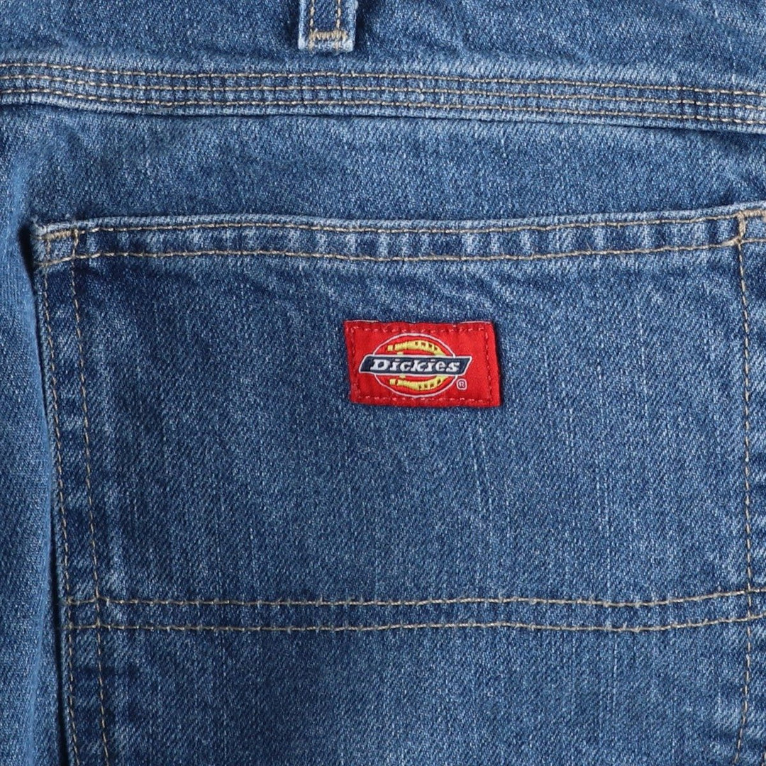 Dickies denim painter pants for men, equivalent to W37 unclear blue type Vintage Second Hand
