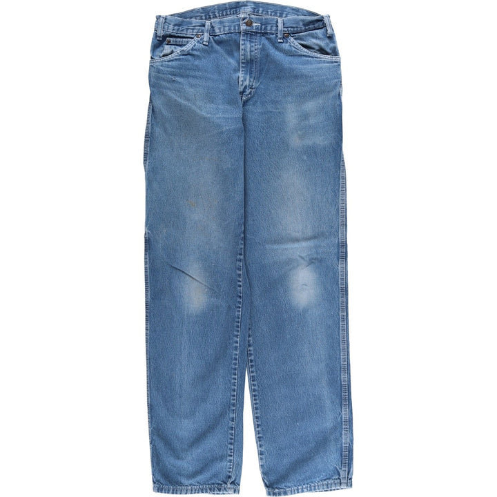 Dickies denim painter pants for men, equivalent to W33 cotton blue type Vintage Second Hand
