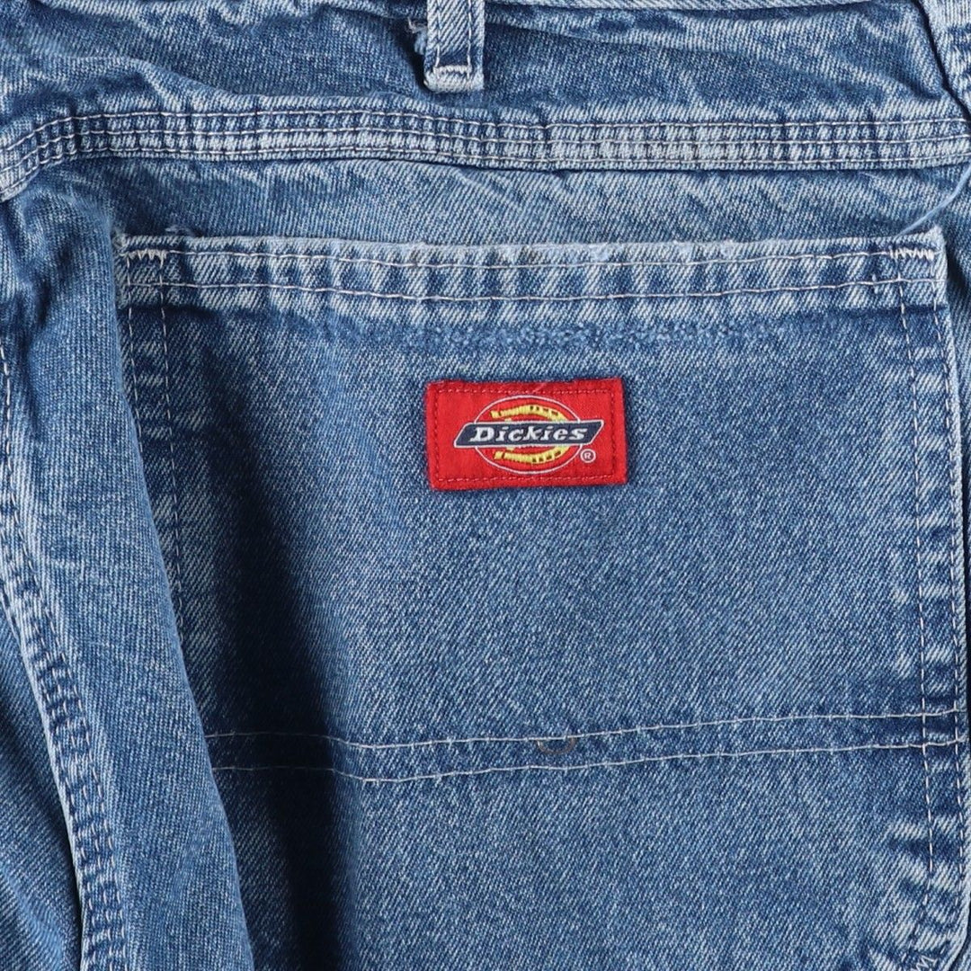 Dickies denim painter pants for men, equivalent to W33 cotton blue type Vintage Second Hand