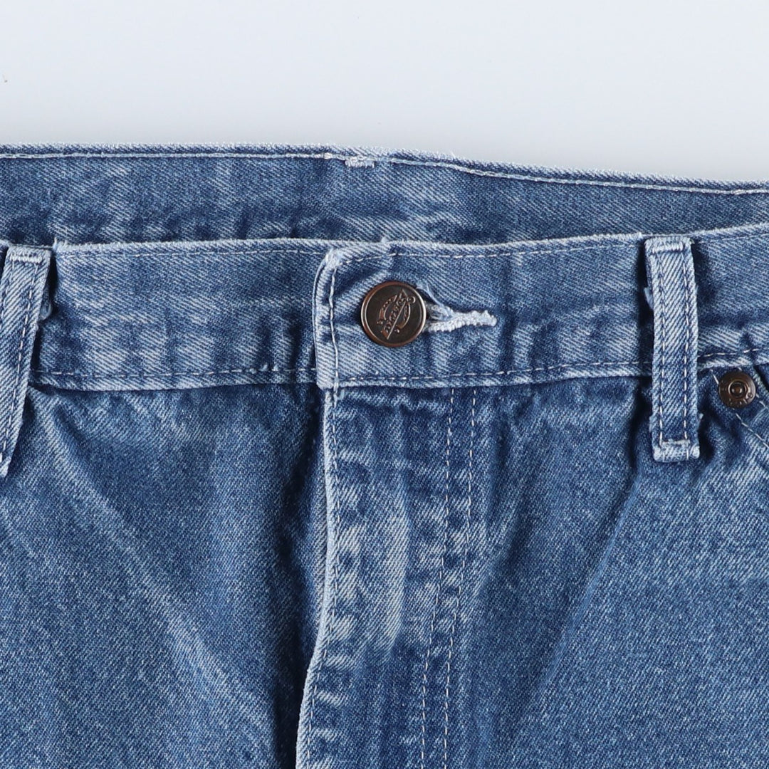 Dickies denim painter pants for men, equivalent to W33 cotton blue type Vintage Second Hand