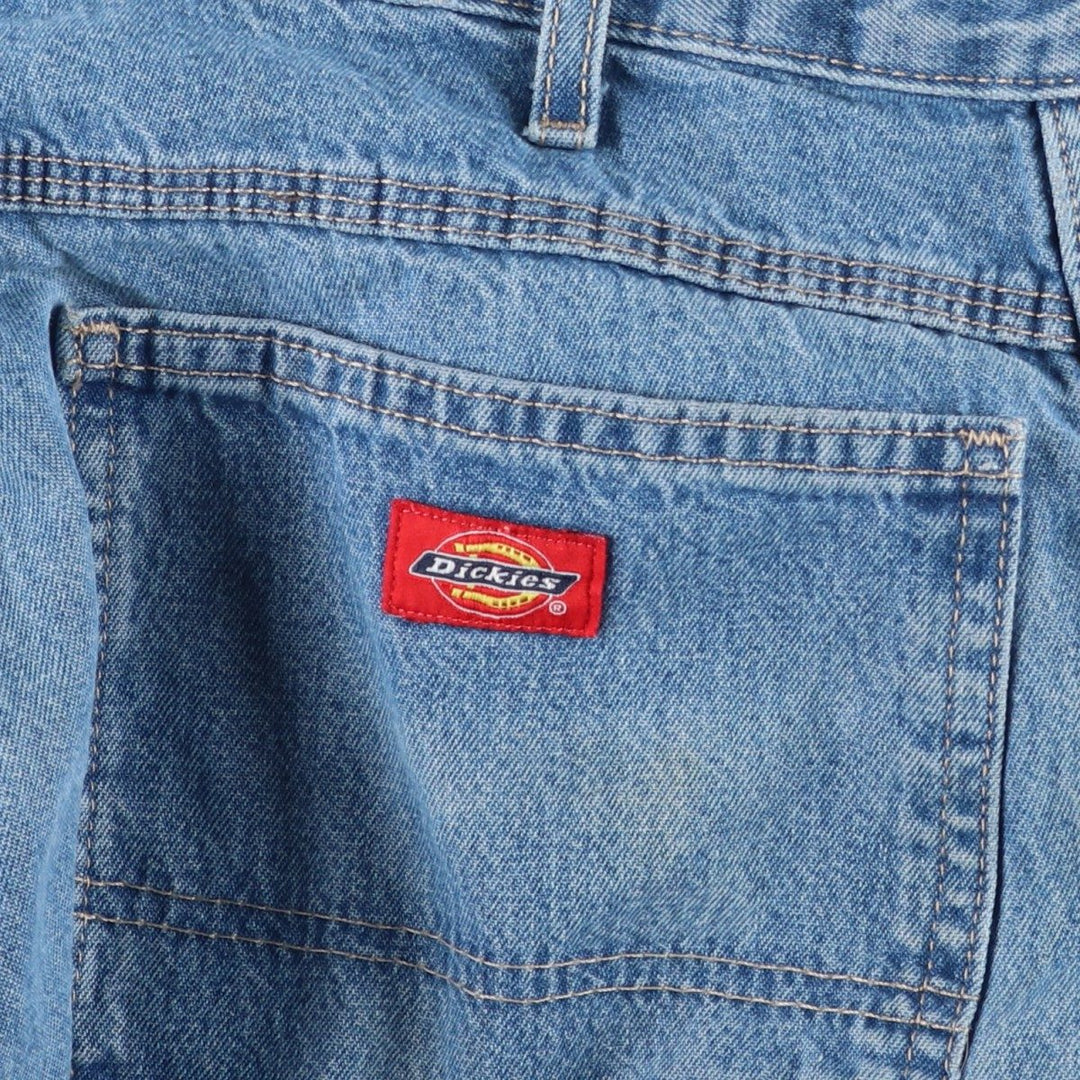 Dickies denim painter pants for men, equivalent to W33 cotton blue type Vintage Second Hand