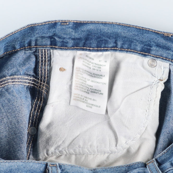 Dickies denim painter pants for men, equivalent to W33 cotton blue type Vintage Second Hand