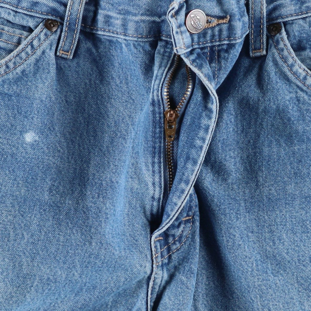 Dickies denim painter pants for men, equivalent to W33 cotton blue type Vintage Second Hand
