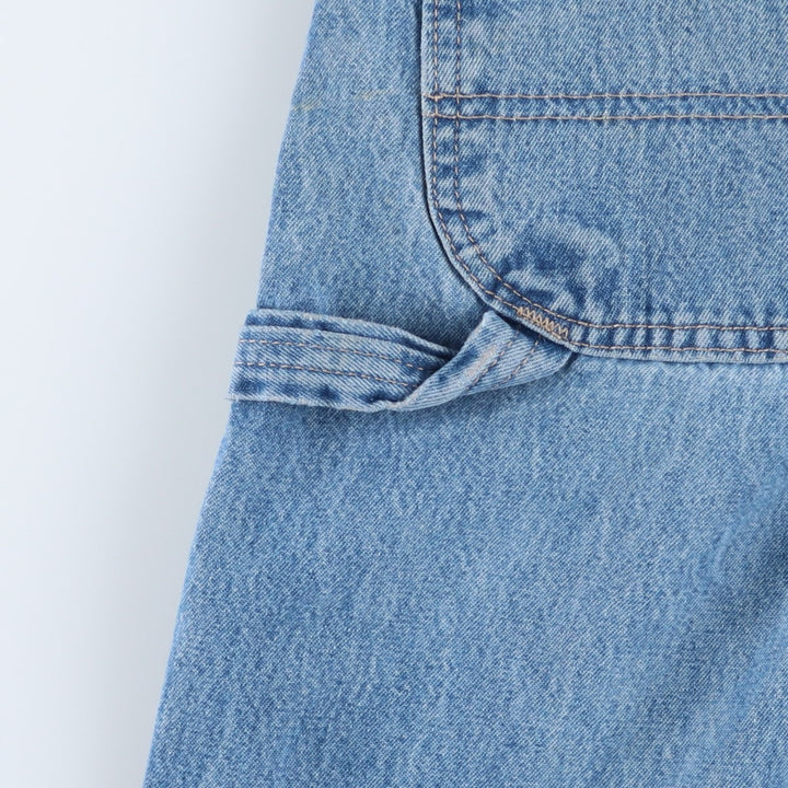 Dickies denim painter pants for men, equivalent to W33 cotton blue type Vintage Second Hand