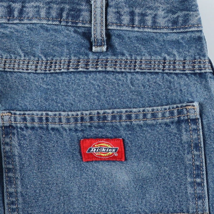 Dickies denim painter pants for men, equivalent to W37 cotton blue type Vintage Second Hand