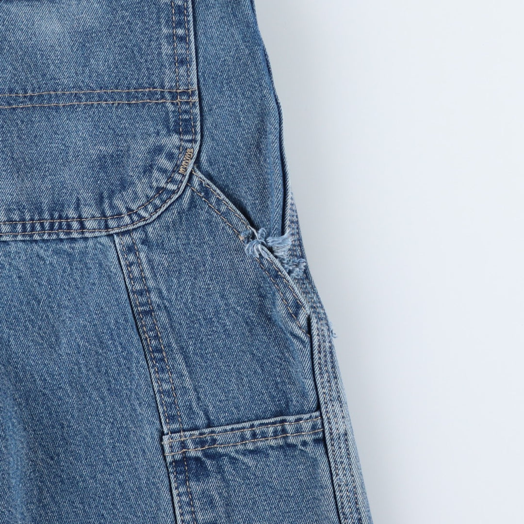 Dickies denim painter pants for men, equivalent to W37 cotton blue type Vintage Second Hand