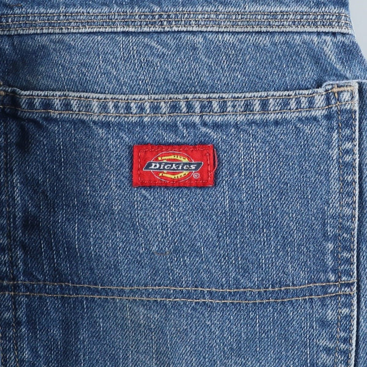 Dickies denim painter pants for men, equivalent to W37 cotton blue type Vintage Second Hand
