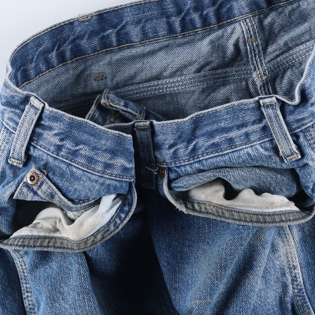 Dickies denim painter pants for men, equivalent to W37 cotton blue type Vintage Second Hand