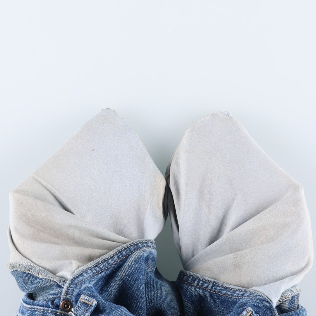 Dickies denim painter pants for men, equivalent to W37 cotton blue type Vintage Second Hand