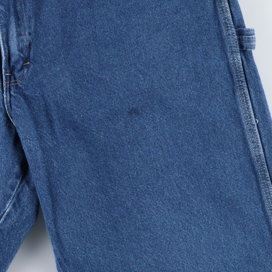 Dickies denim painter pants for men, equivalent to W35 cotton blue type Vintage Second Hand