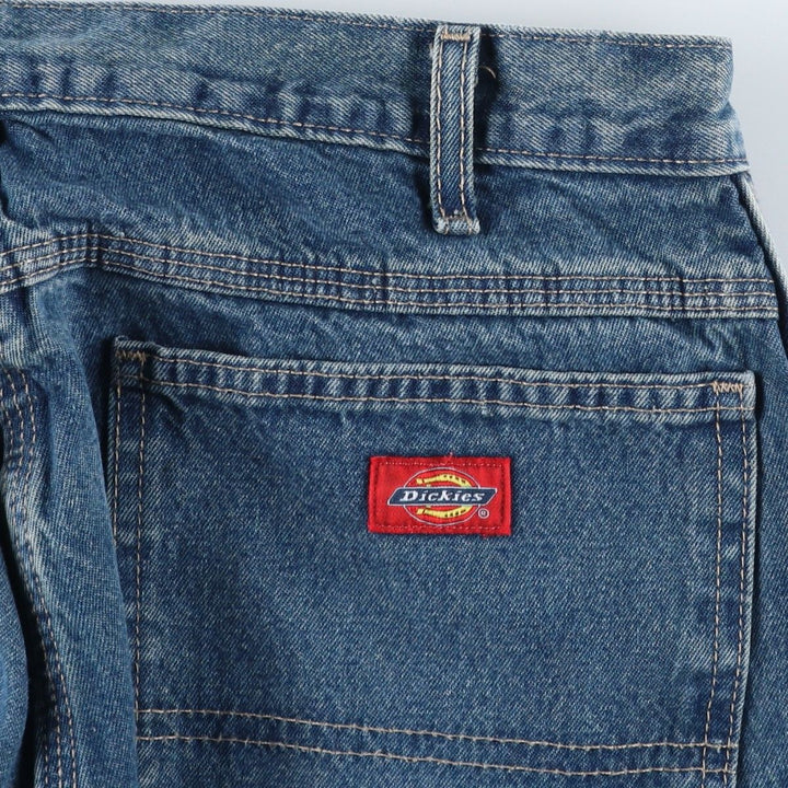 Dickies denim painter pants for men, equivalent to W33 cotton blue type Vintage Second Hand