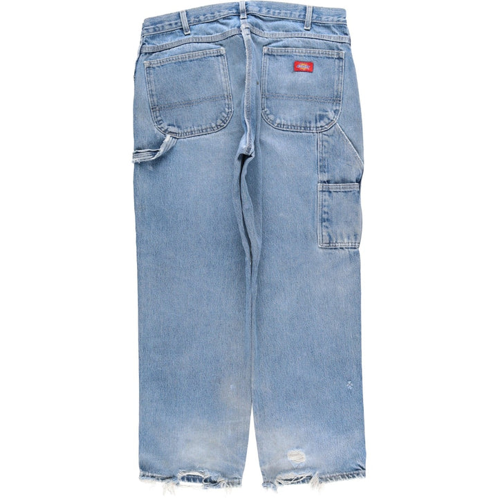 Dickies Relaxed Fit Denim Painter Pants Men's W36 cotton blue type Vintage Second Hand