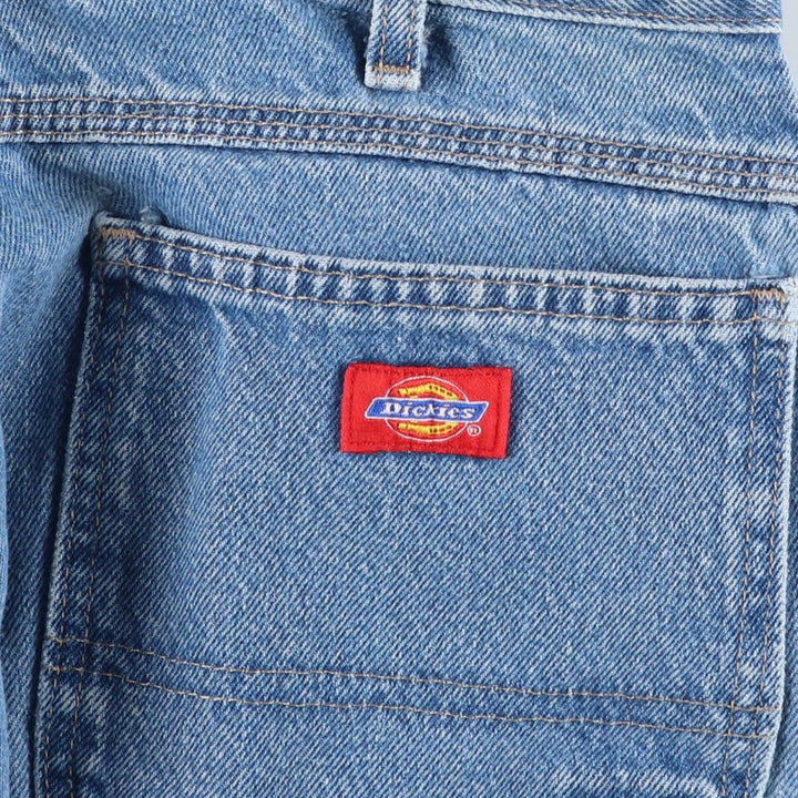 Dickies denim painter pants for men, equivalent to W34 cotton blue type Vintage Second Hand