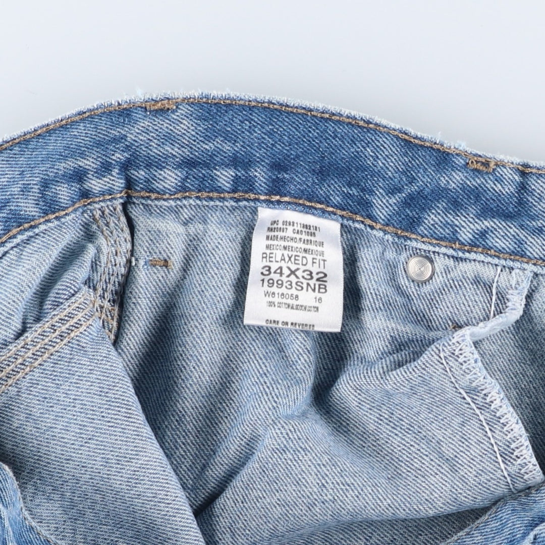 Dickies denim painter pants for men, equivalent to W34 cotton blue type Vintage Second Hand