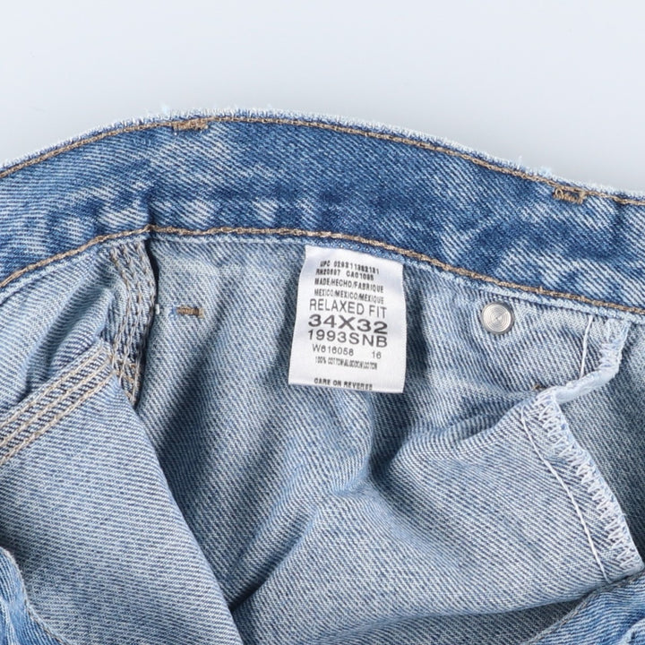 Dickies denim painter pants for men, equivalent to W34 cotton blue type Vintage Second Hand