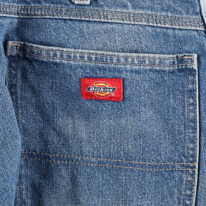 Dickies denim painter pants for men, equivalent to w36 unclear blue type Vintage Second Hand