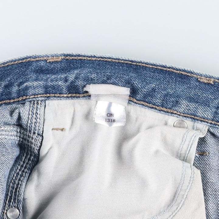 Dickies denim painter pants for men, equivalent to w36 unclear blue type Vintage Second Hand