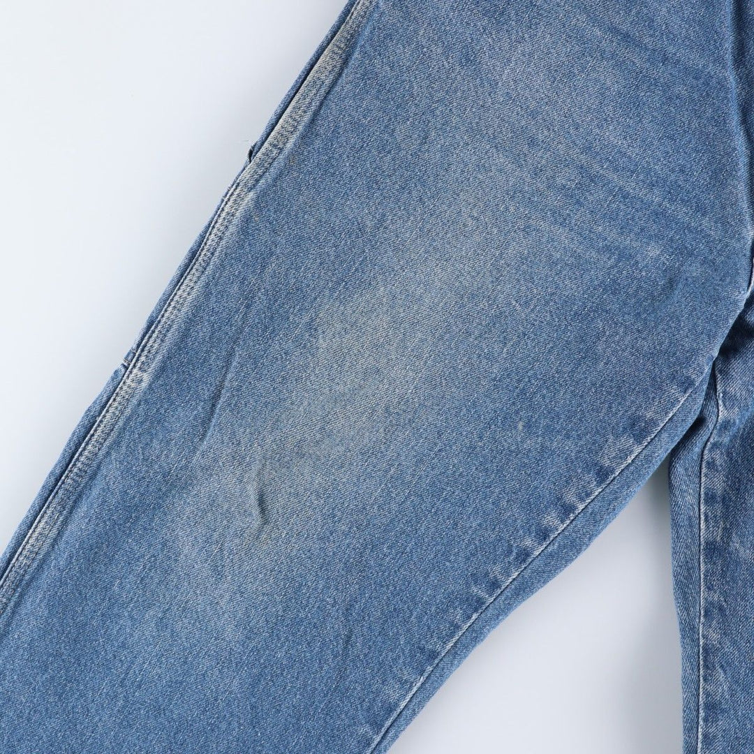 Dickies denim painter pants for men, equivalent to w36 unclear blue type Vintage Second Hand
