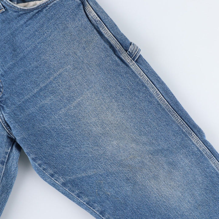 Dickies denim painter pants for men, equivalent to w36 unclear blue type Vintage Second Hand